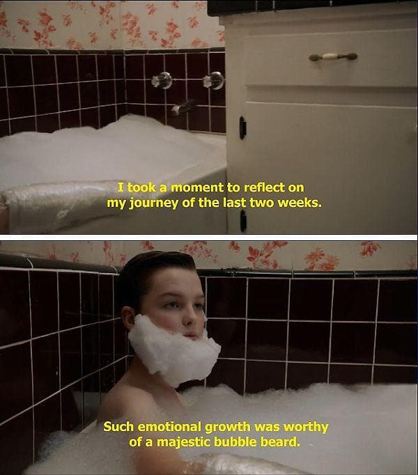 Emotional Growth Is Worthy Of A Bubble Beard