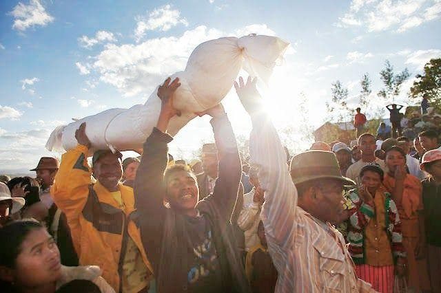 Loved Ones Dance With The Dead During Famadihana In Madagascar