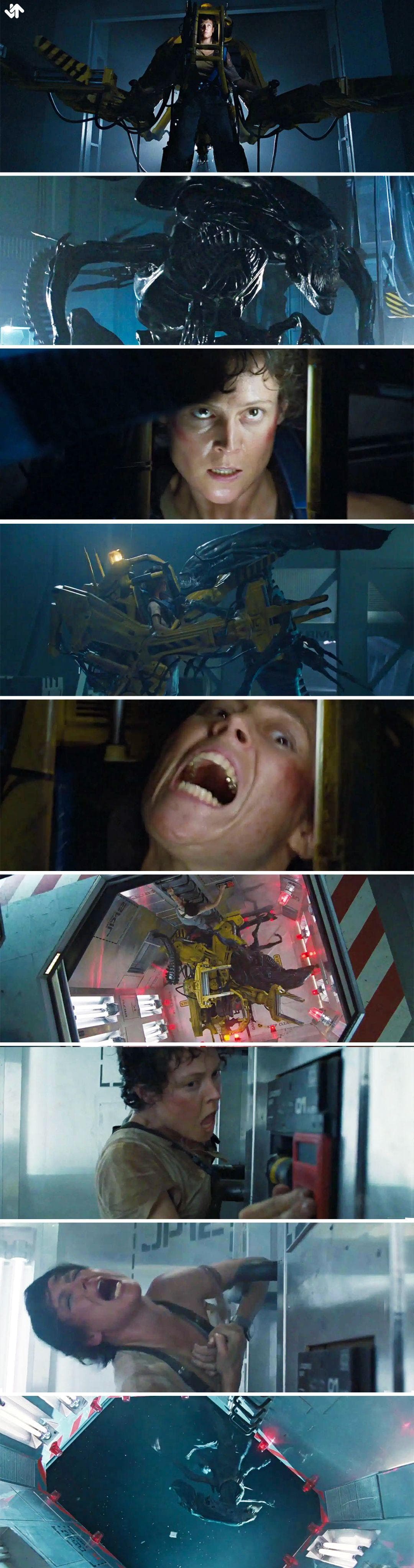 Ripley Vs. The Queen In 'Aliens'