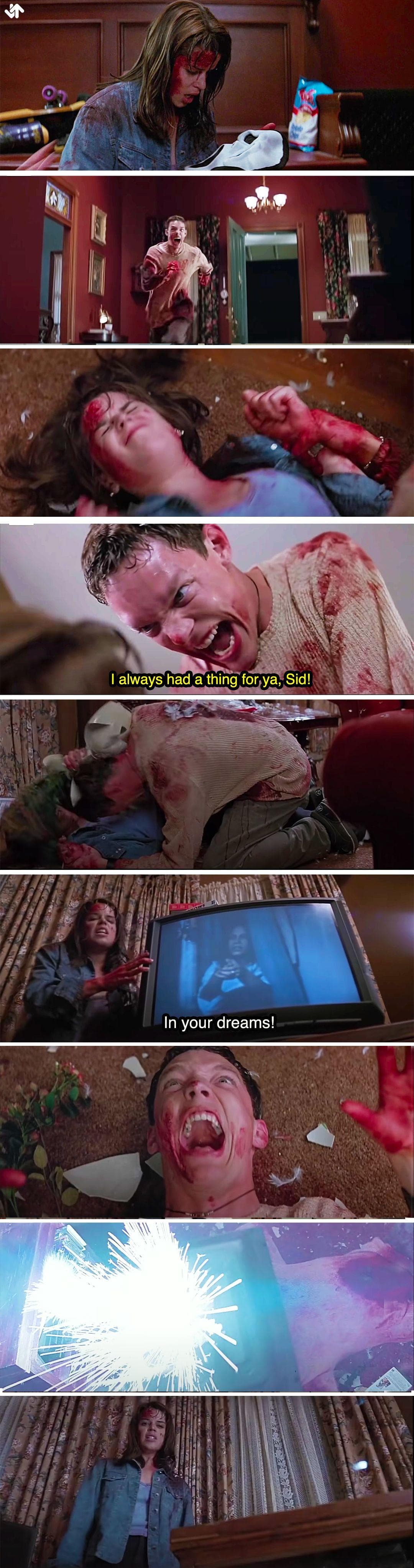 Sidney Kills Stu In 'Scream'