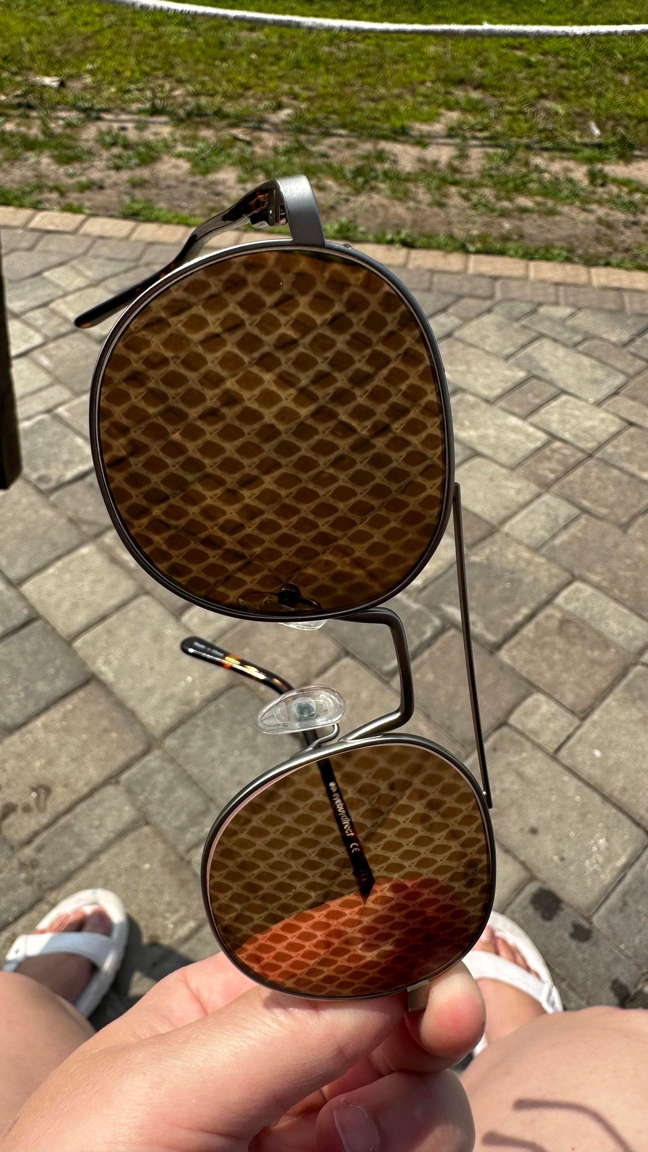 My Transition Glasses Were Left In The Mesh Pocket Of My Backpack.