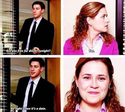 Jenna Fischer And  John Krasinski In 'The Office'