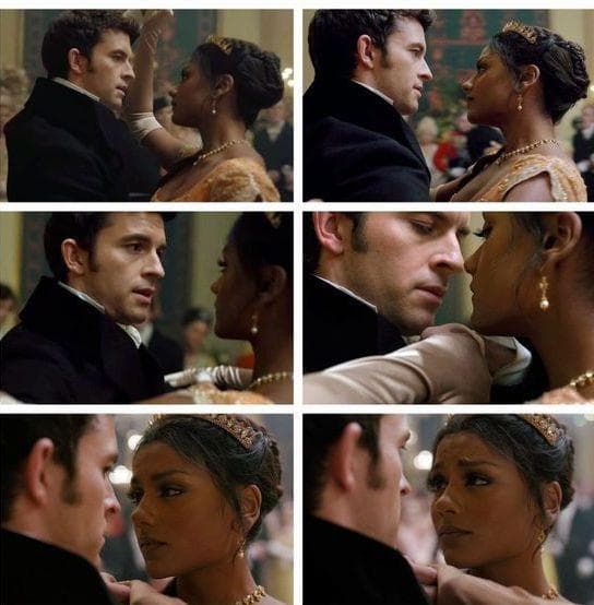 Simone Ashley And Jonathan Bailey In 'Bridgerton'