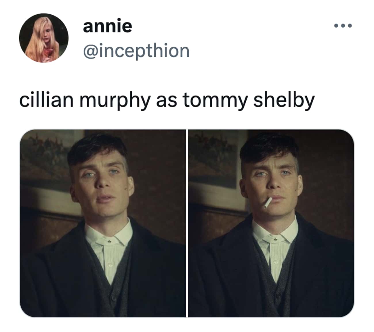 Cillian Murphy As Tommy Shelby In 'Peaky Blinders'