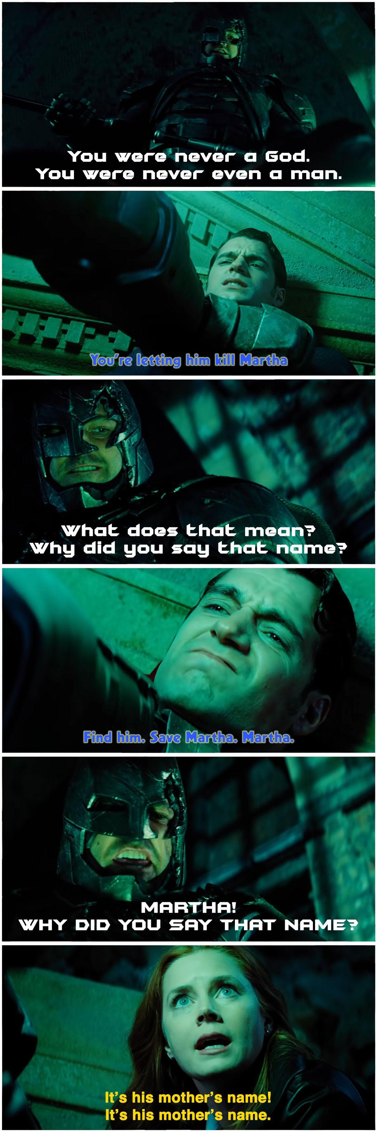 The Martha Moment In 'Batman V Superman'