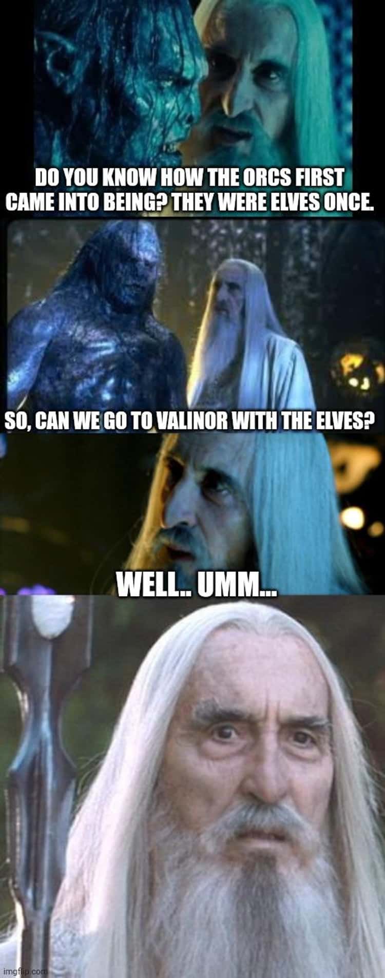 Bilbo scary face Memes - Imgflip