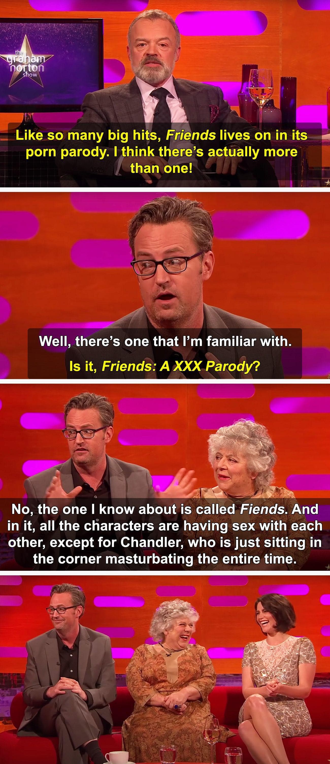 Matt Had Seen A 'Friends' Adult Parody