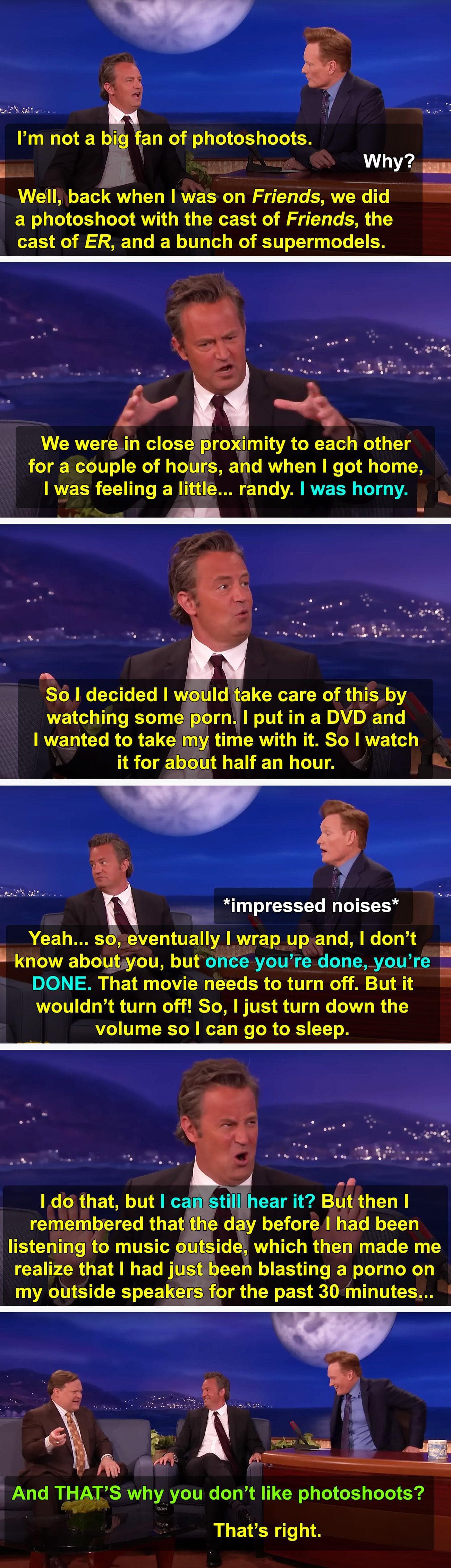 Matthew Perry Tells A WILD Story