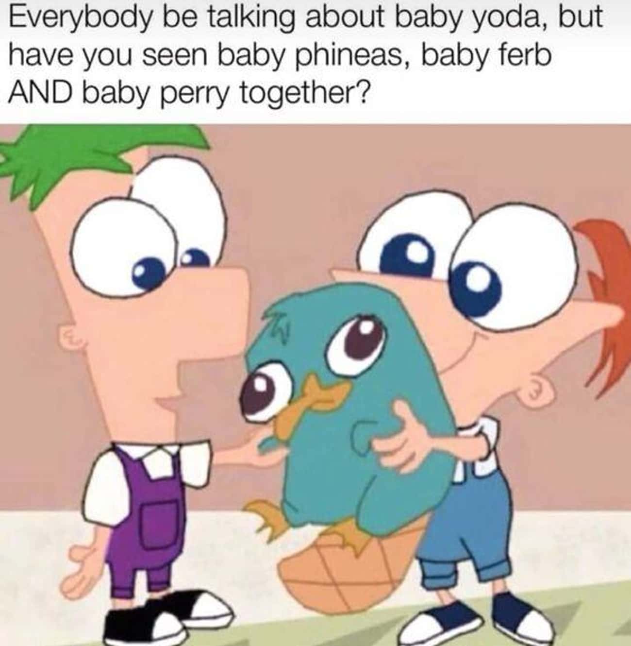 Baby Phineas And Ferb Is Too Cute