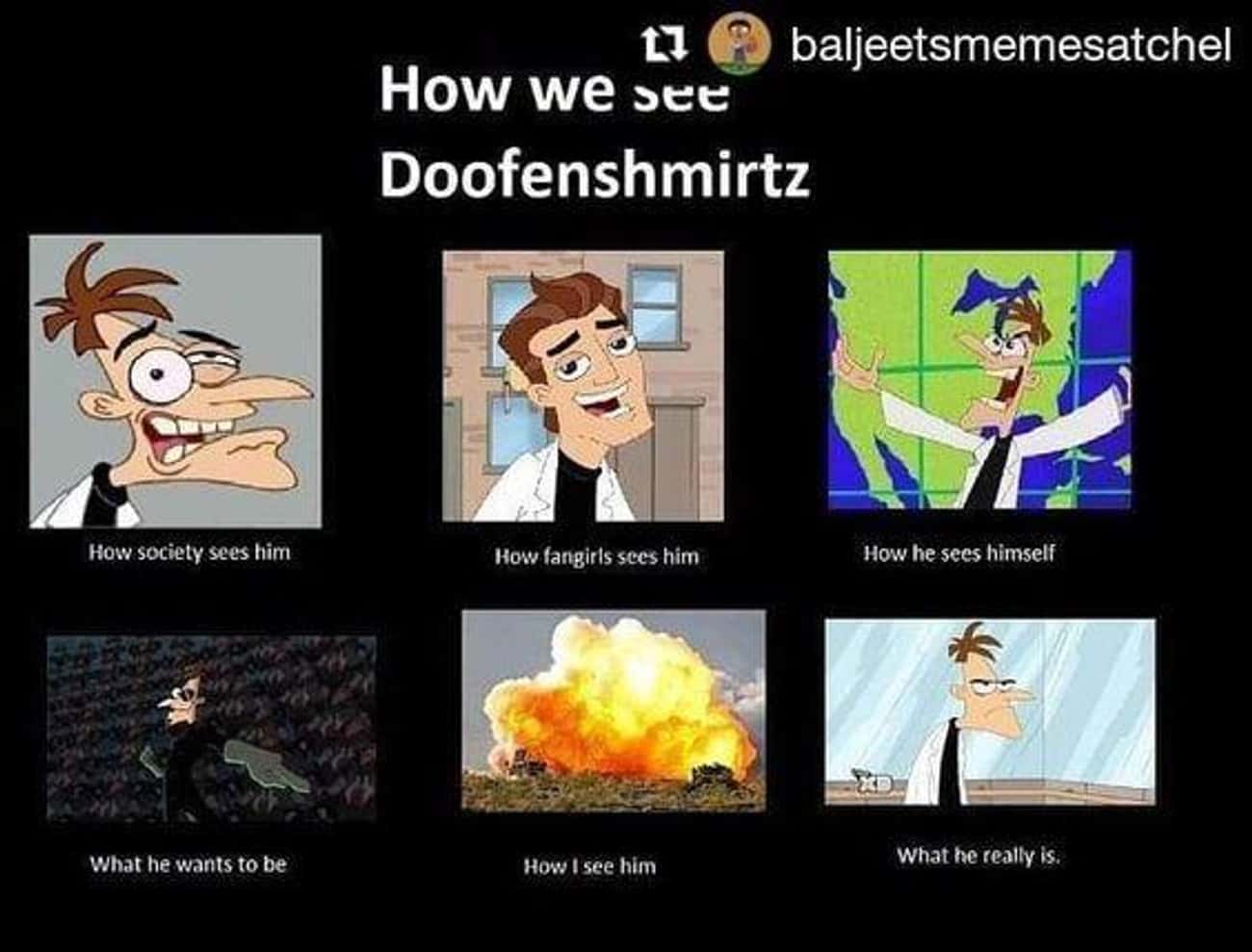 Doofenshmirtz Has Many Faces