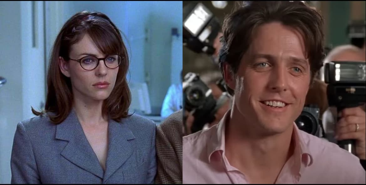 Elizabeth Hurley And Hugh Grant