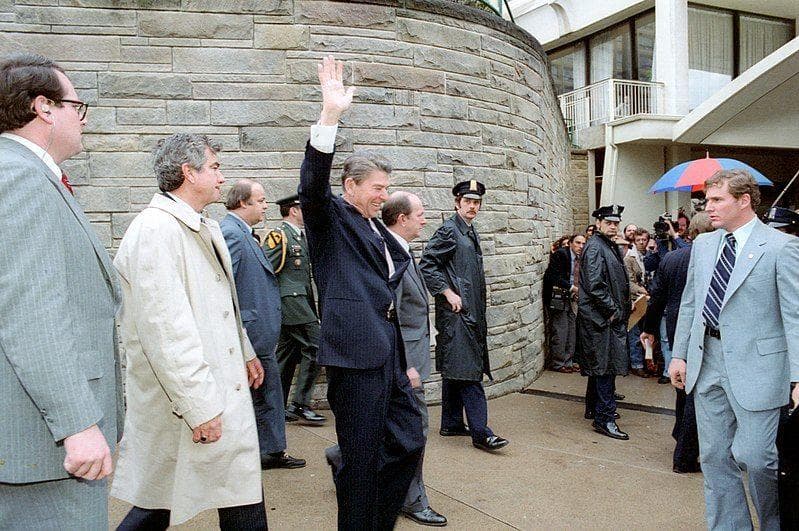 Reagan Had Just Given A Speech In Washington, DC, When He Was Shot