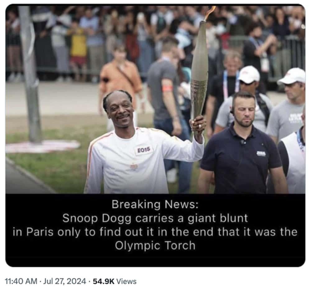 The Real Olympic Torch