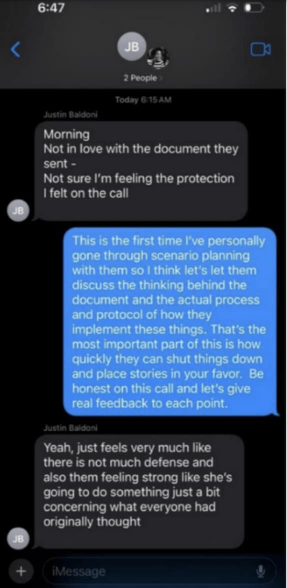 Every Text Message In The Blake Lively Vs Justin Baldoni Lawsuit