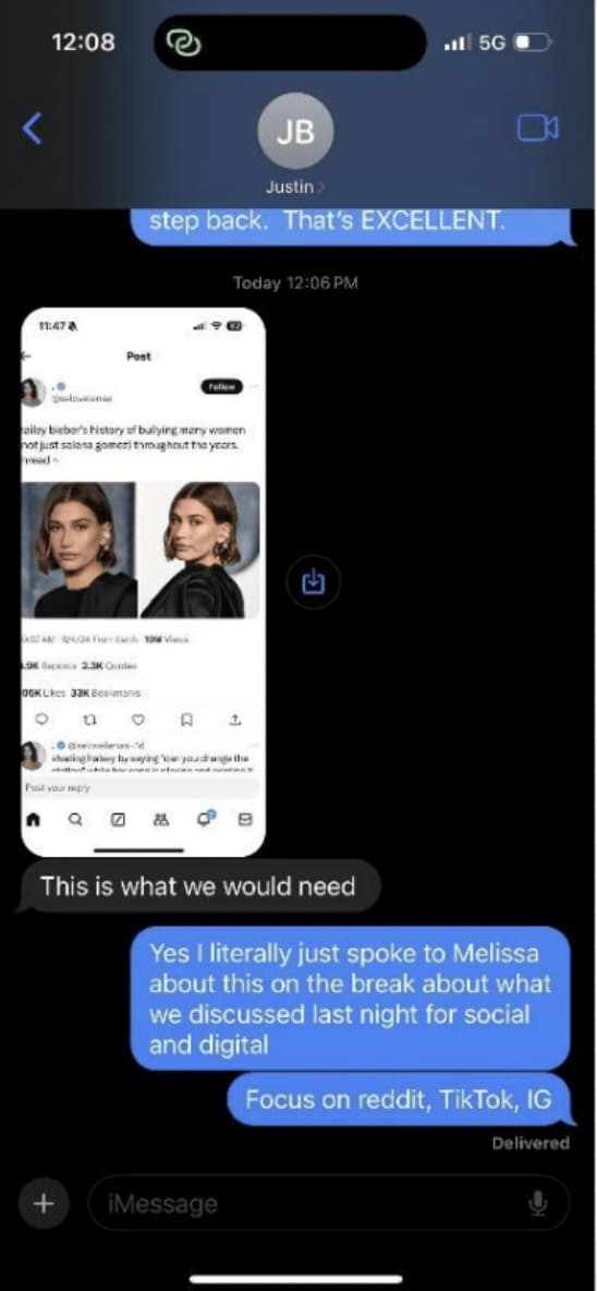 Every Text Message In The Blake Lively Vs Justin Baldoni Lawsuit