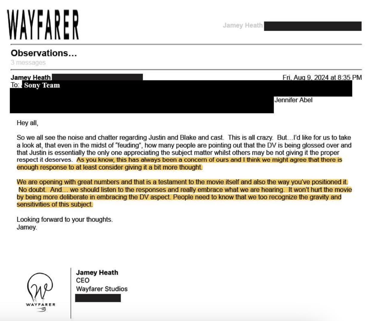 'Justin Is Essentially The Only One Appreciating The Subject Matter'