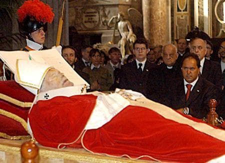 The Pope Lies In State And An Official Funeral Mass Takes Place