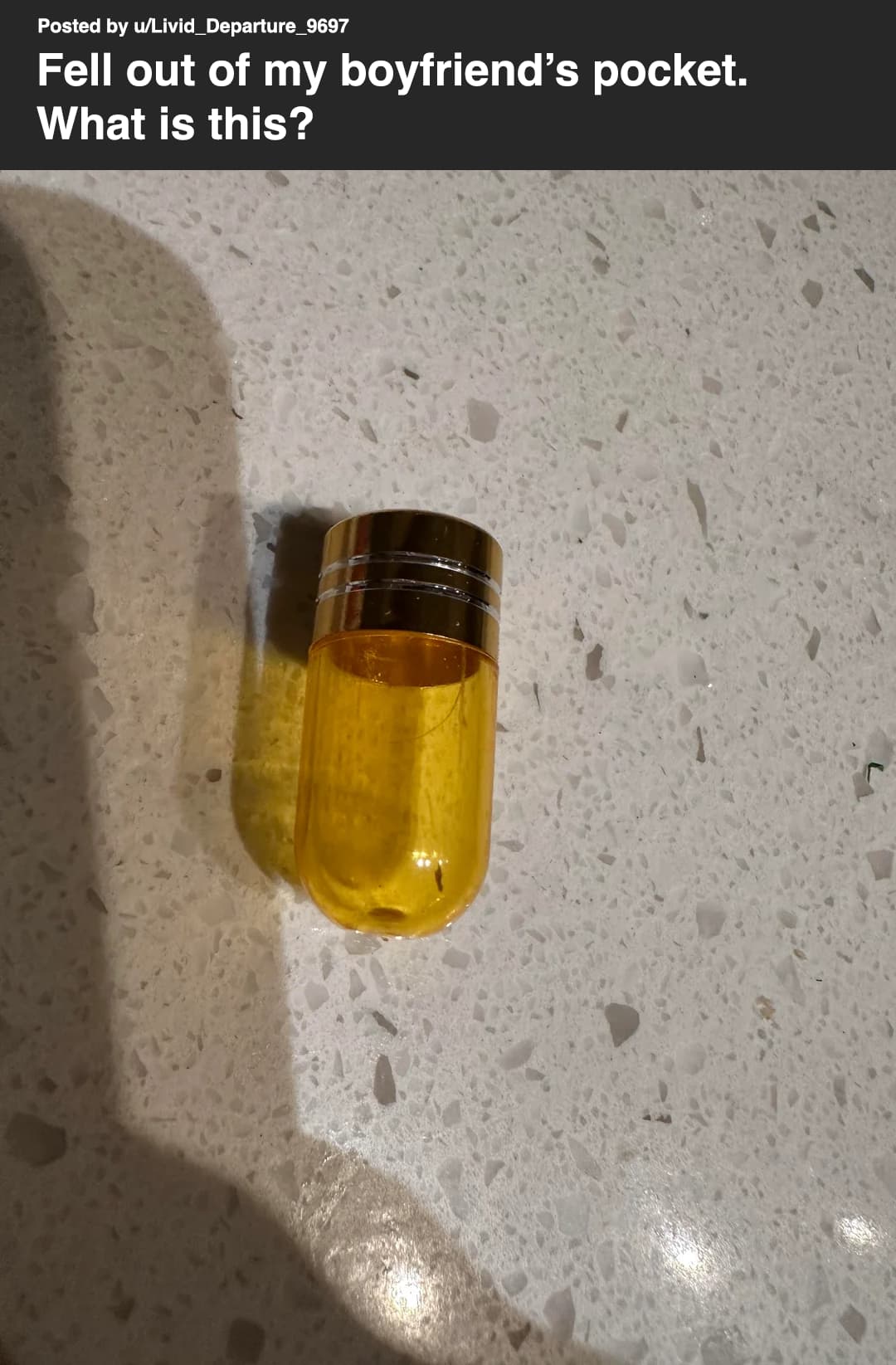 'Item Found In Boyfriend's Pants'