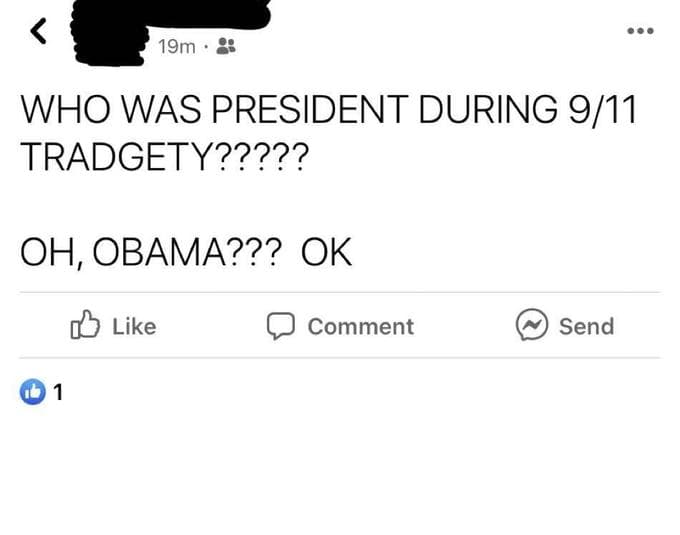 Who Was President In 2001 Again?
