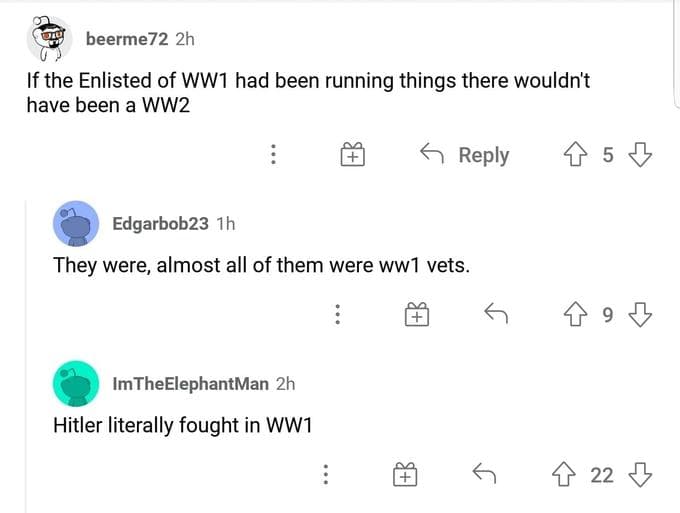WWI Veterans Were, In Fact, Largely Running Things By WWII