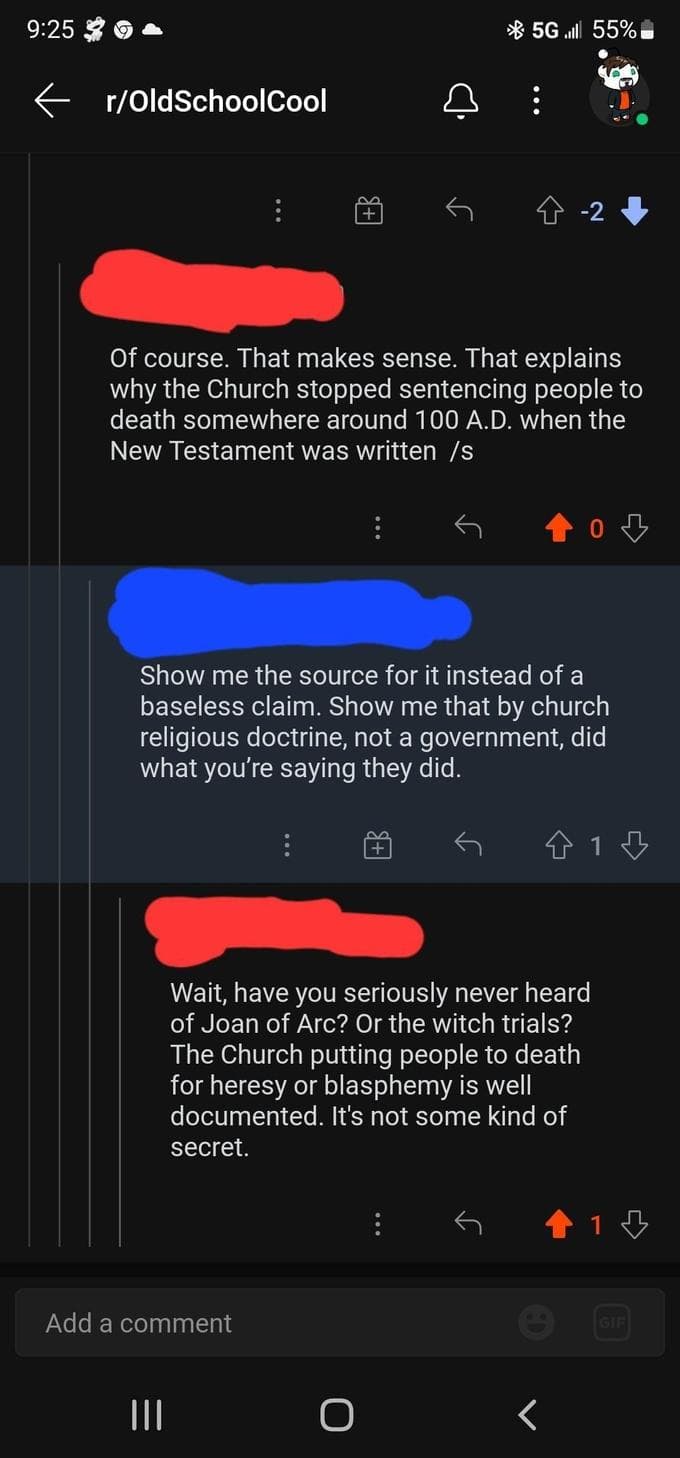 They Think The Church Never Killed Anyone