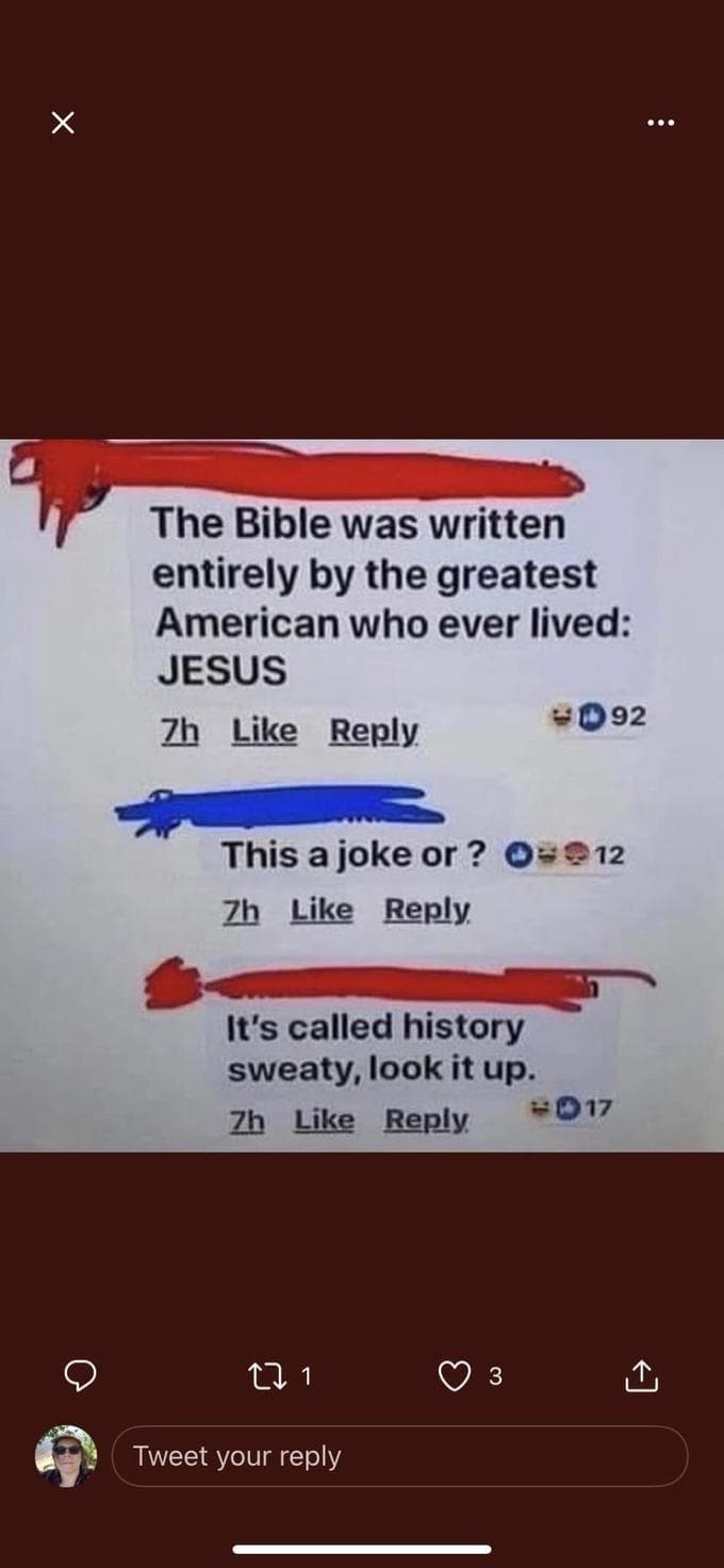 Jesus Did Not Author The Bible (Nor Was He American)