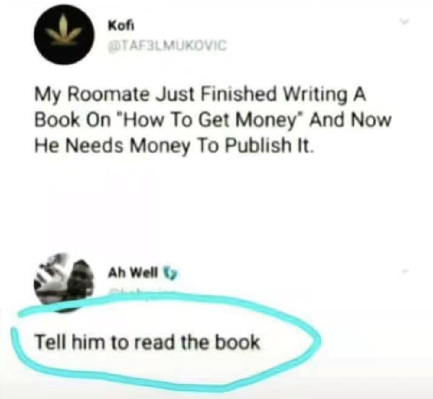 He Didn't Read His Own Book