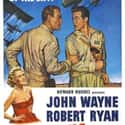 John Wayne, Robert Ryan, Milburn Stone   Flying Leathernecks is a 1951 action war film directed by Nicholas Ray, produced by Edmund Grainger, and starring John Wayne and Robert Ryan.