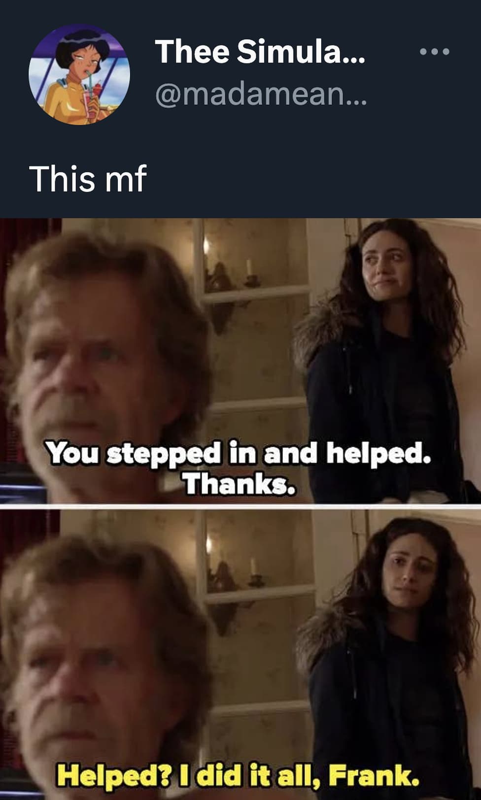 Frank Gallagher From 'Shameless'