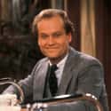 Frasier, Cheers   Frasier Winslow Crane, M.D., Ph.D., Ed.D., A.P.A. is a fictional character on the American television sitcoms Cheers and Frasier, portrayed by Kelsey Grammer.