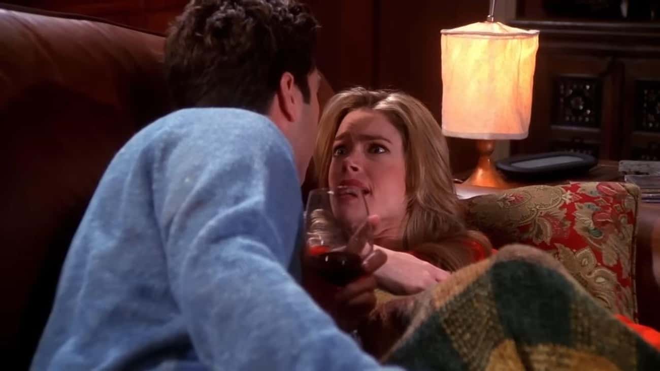 In 'Friends,' Ross Lunges To Make Out With His Own Cousin