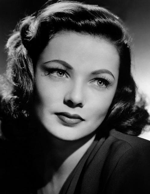 Famous People With Schizophrenia 2022   Gene Tierney Theater Actors Photo U2