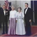 George H. W. Bush on Random US Presidents Served At State Dinners