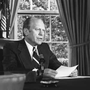 Gerald Ford Pardons Richard Nixon