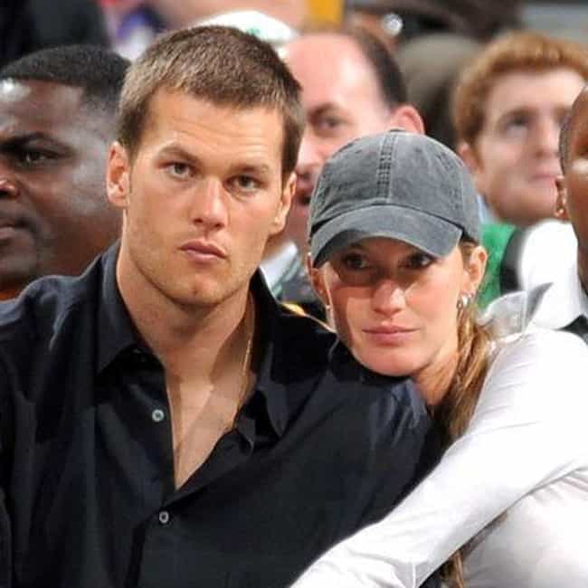 Tom Brady, Gisele Bundchen at Celtics game via ranker.com