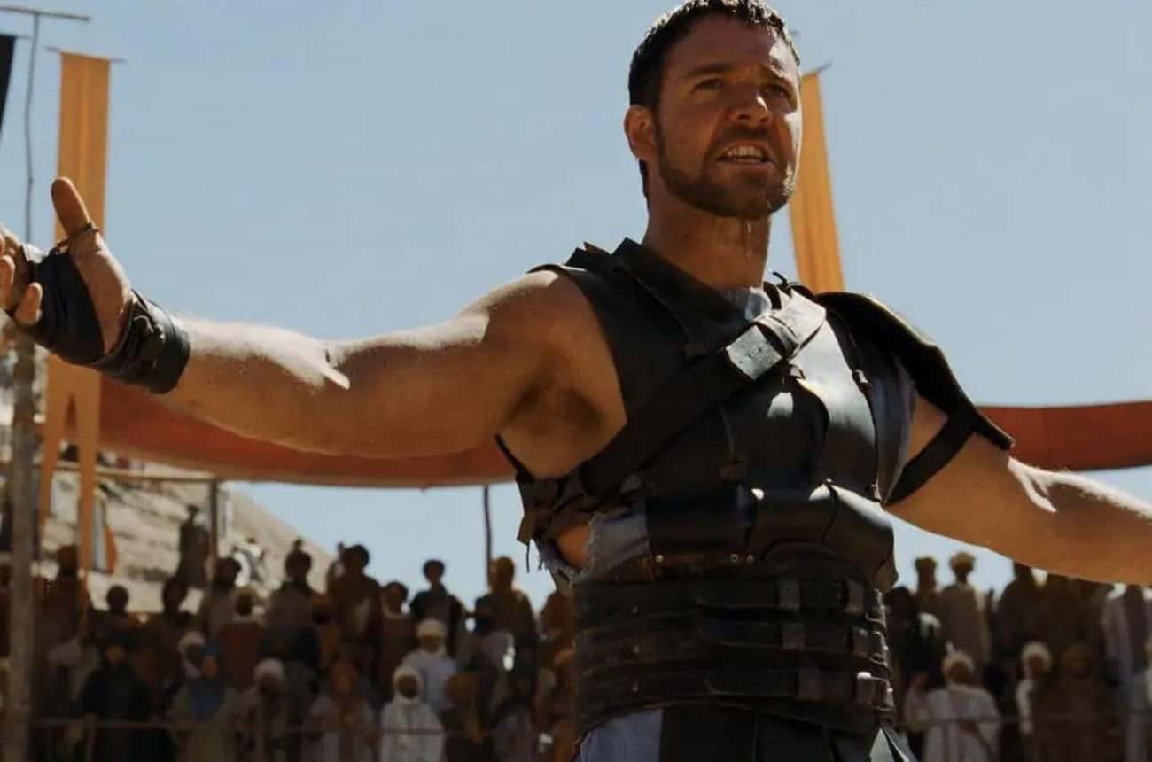 'Gladiator' Cut A Scene Where Maximus Makes Product Endorsements, Which Gladiators Really Did