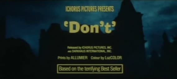 'Don't' In 'Grindhouse'