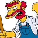 Groundskeeper Willie is listed (or ranked) 12 on the list Easy Costumes If You Already Have A Beard or Mustache
