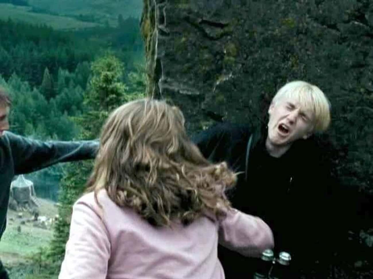 Hermione Punches Draco, 'Harry Potter and the Prisoner of Azkaban'