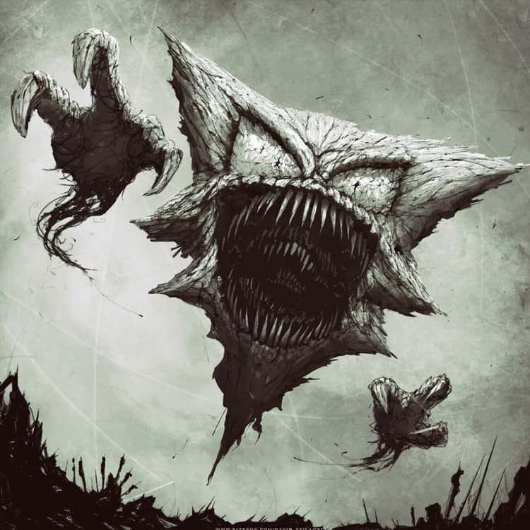 David Szilagyi Draws Pokemon as Terrifying Monsters