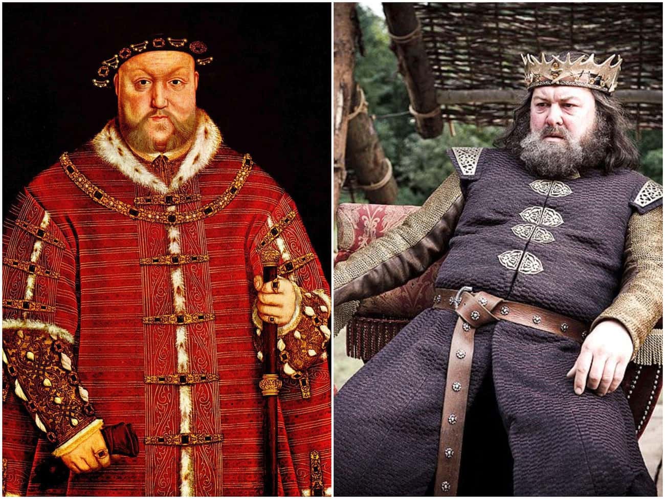 Henry VIII Of England Is Robert Baratheon