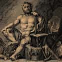 Hephaestus on Random Greek Gods on Mount Olympus
