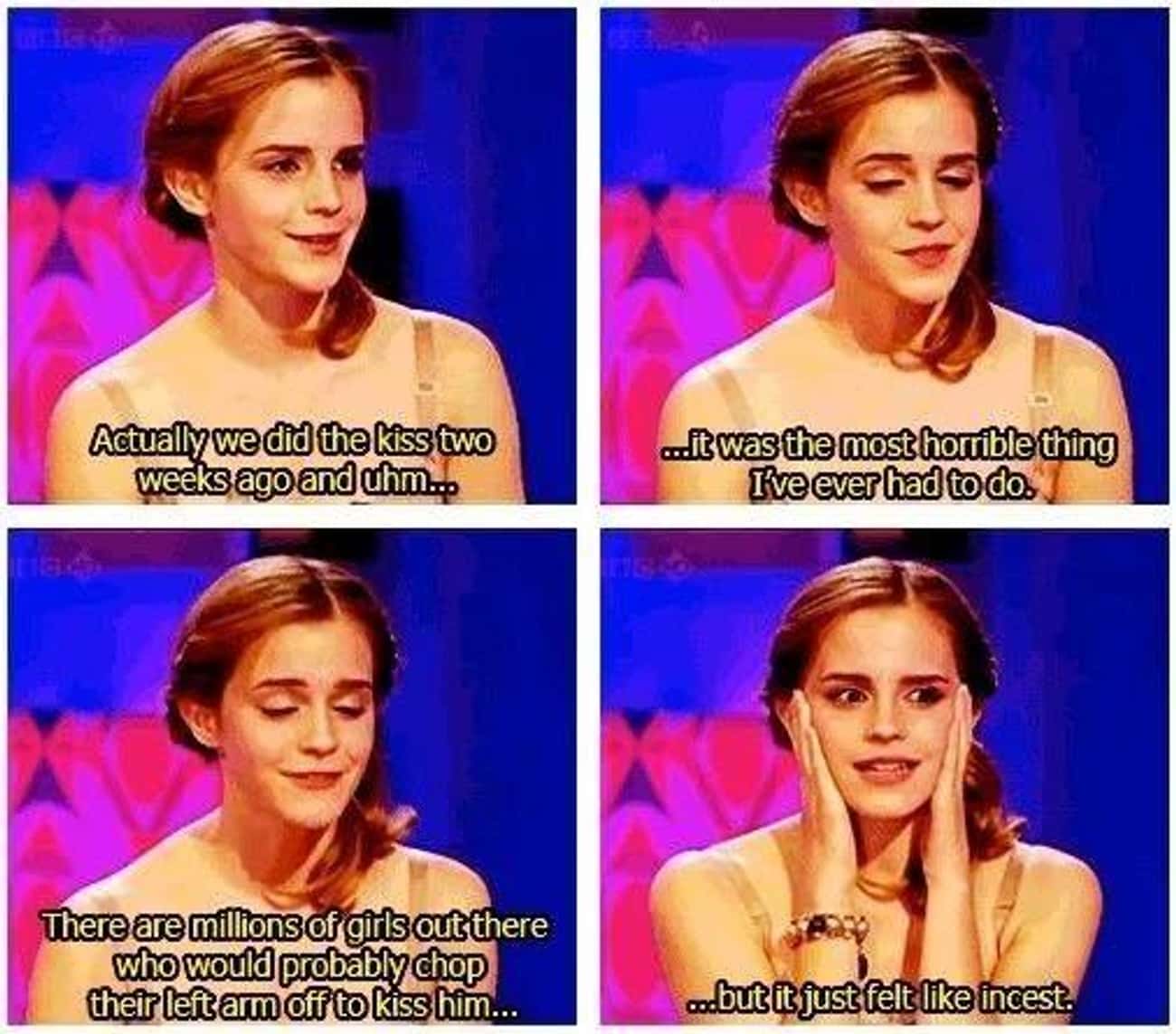 Emma Recalls That Kissing Rupert And Daniel Was Awful Because It Felt Like Incest