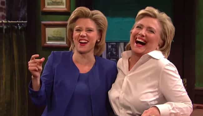 Hillary Clinton is listed (or ranked) 4 on the list Political Figures Share What They Really Thought Of SNL's Impressions Of Them