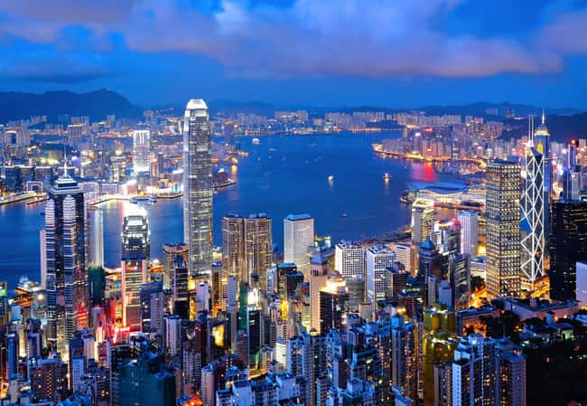 Hong Kong is listed (or ranked) 92 on the list The Most Beautiful Cities in the World