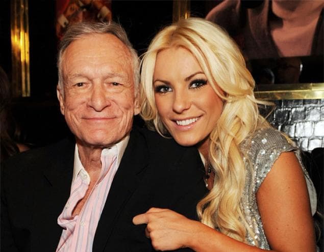 Hugh Hefner & Crystal Harris