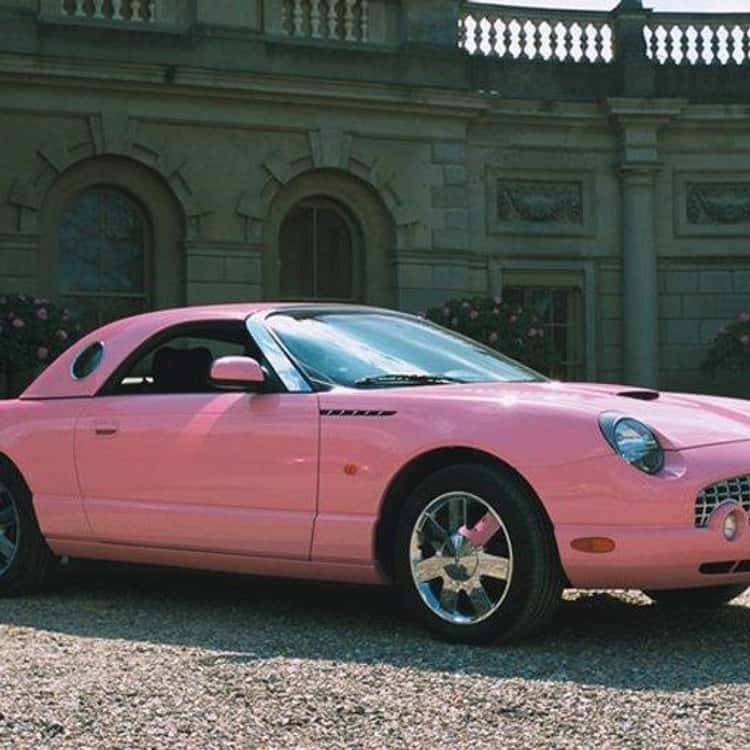 Pink Ford KA Convertible 2004 Model
