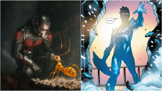 x-men characters, Ant-Man’s ability to shrink won’t work when faced with Iceman. In fact, he won’t be able to move at all.