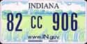 Indiana on Random State License Plate Designs