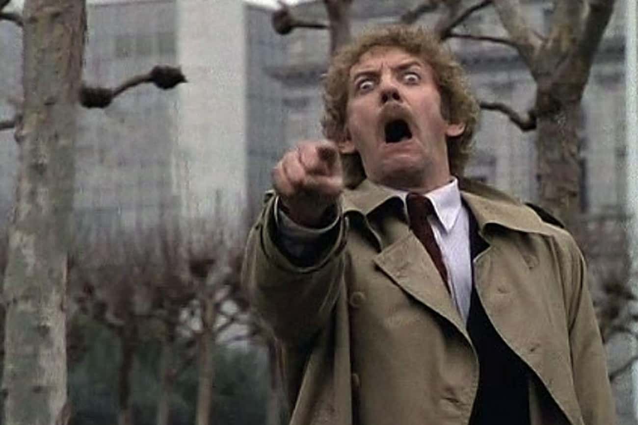 Donald Sutherland Pointing The Finger, 'Invasion of the Body Snatchers'